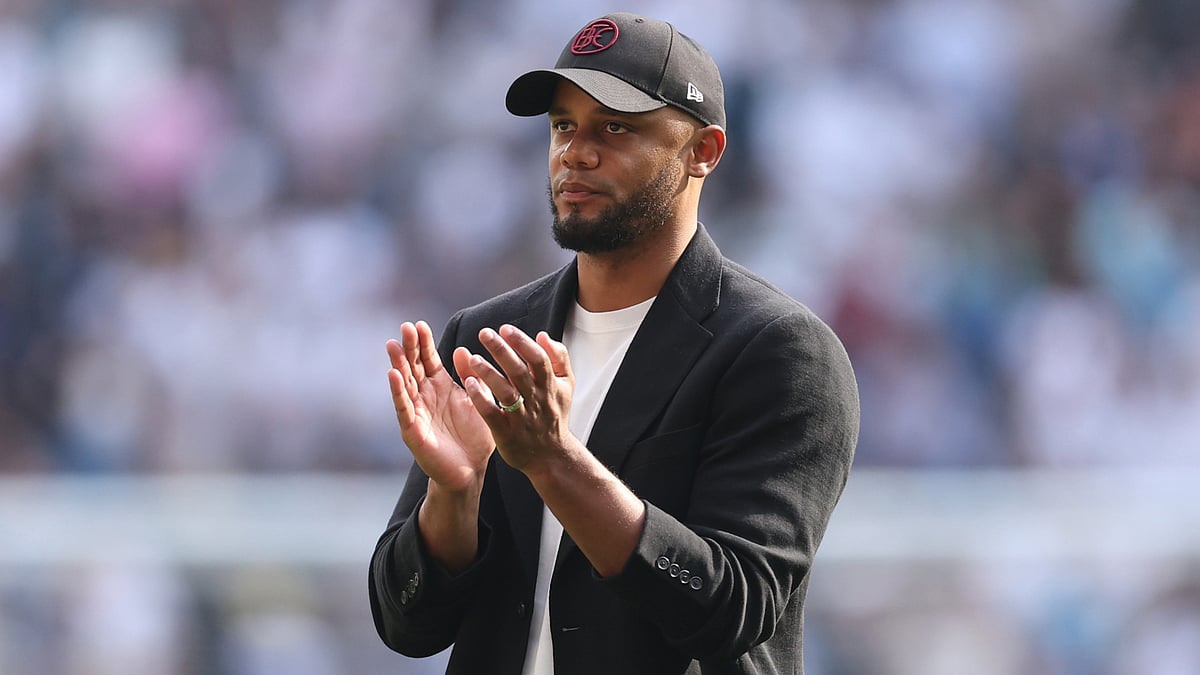 Vincent Kompany spoke to the media following Burnley's relegation.