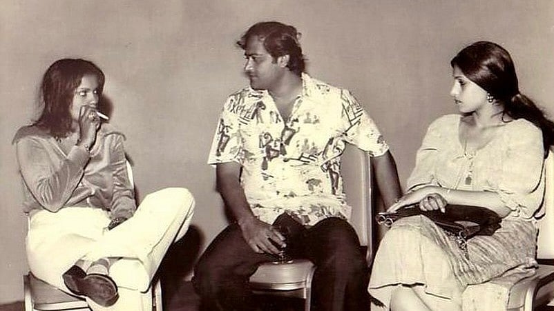 Instagram : Zeenat Aman with Joy Mukherjee and Dimple Kapadia