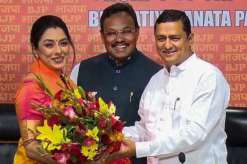Actor Rupali Ganguly joins BJP