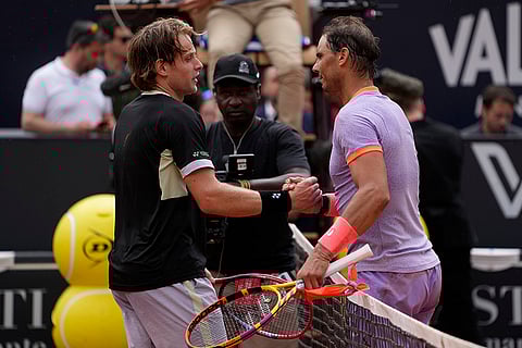 Rafael Nadal with Zizou Bergs