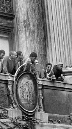 Students Protesting In Columbia In 1968