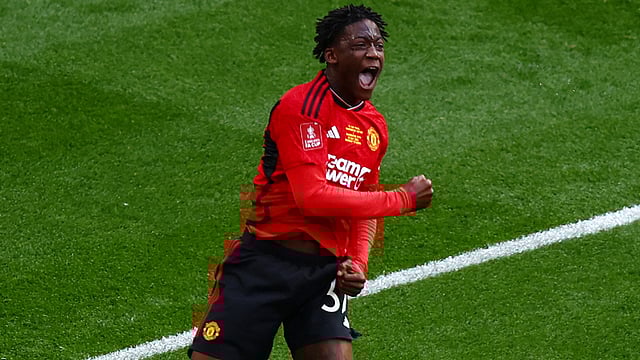 City 1-2 United, Manchester Derby: Garnacho, Mainoo Fire Red Devils To FA Cup Title