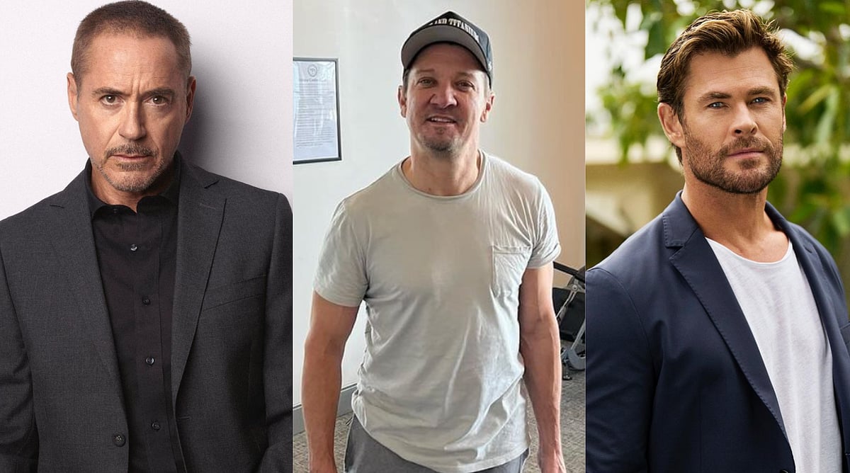 Instagram : Robert Downey Jr, Jeremy Renner, Chris Hemsworth