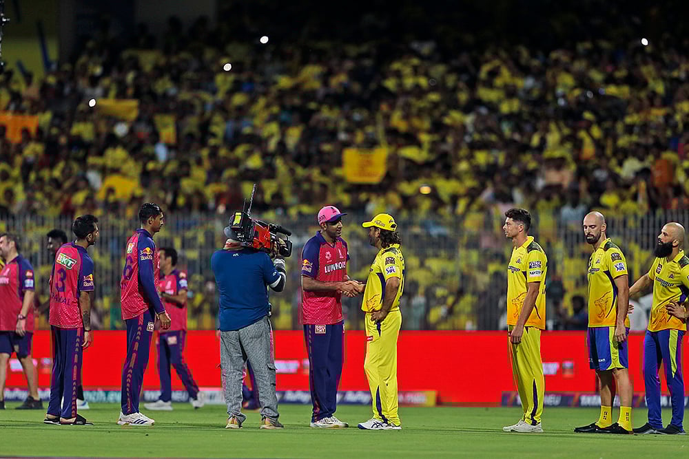 | Photo: AP/R. Parthibhan : IPL 2024: Chennai Super Kings vs Rajasthan Royals
