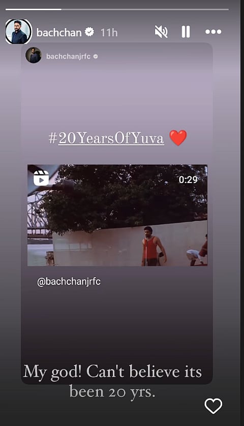 Abhishek Bachchan via Instagram Stories