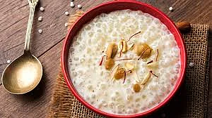 A delicious Indian breakfast spread featuring Sabudana Kheer