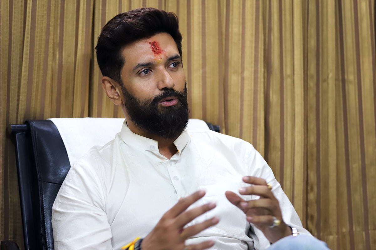 Photo via SURESH K PANDEY : Chirag Paswan