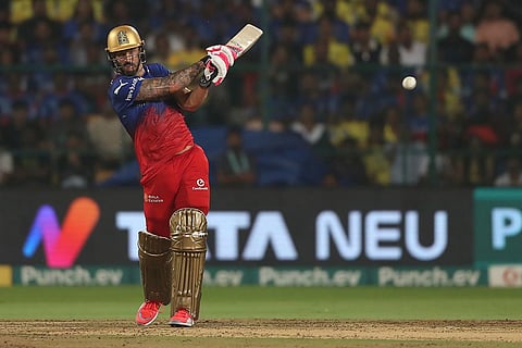 Royal Challengers Bengaluru's captain Faf du Plessis
