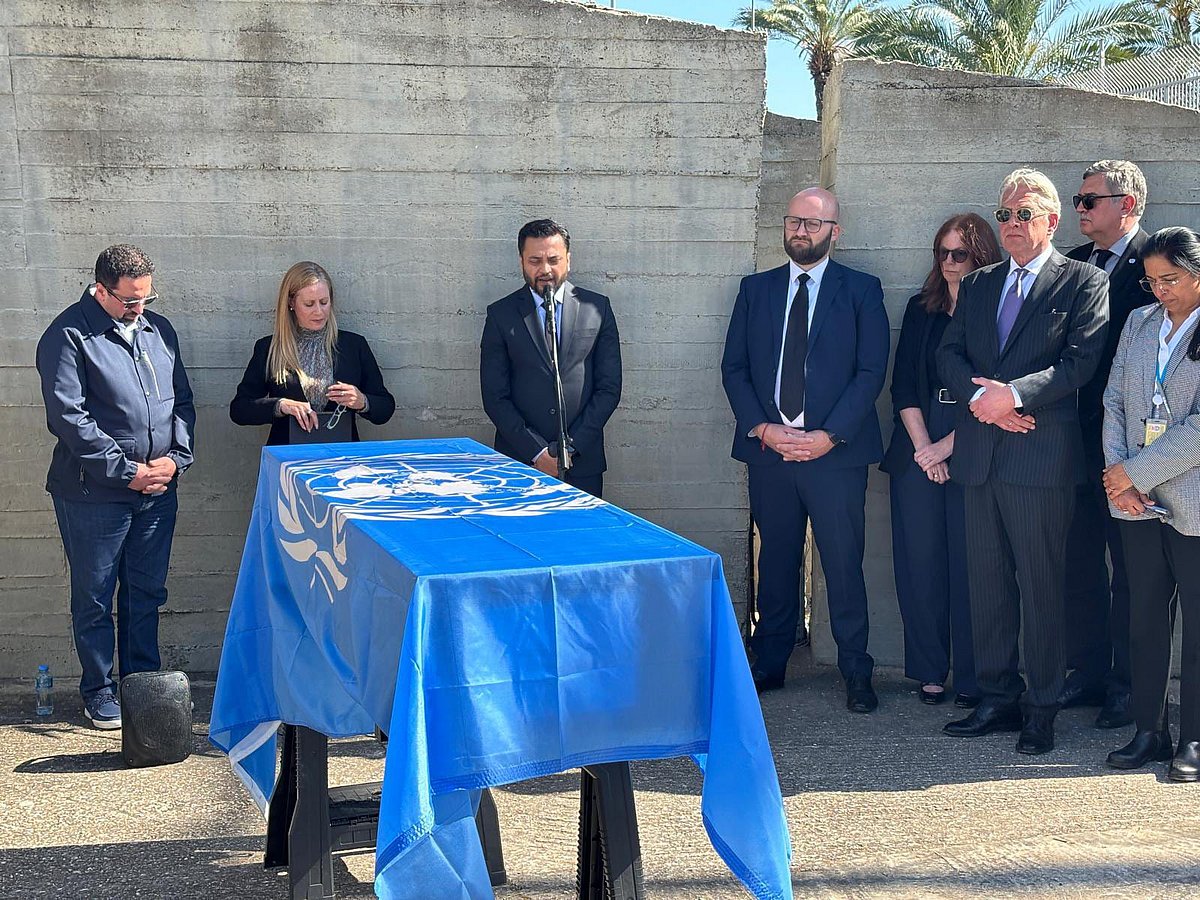 X/@indemtel : Officials from Indian Embassy, the UN, and the Israel government paid last respects to Colonel Waibhav Anil Kale