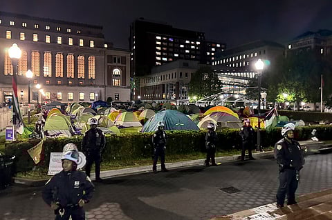 Pro-Palestine Protests at the Columbia University