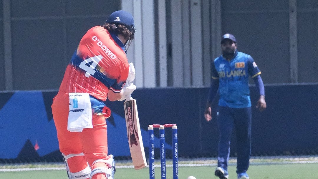X/Netherlands Cricket : Action from the Sri Lanka vs Netherlands warm-up match of ICC T20 World Cup 2024 in Florida on Tuesday (May 28).
