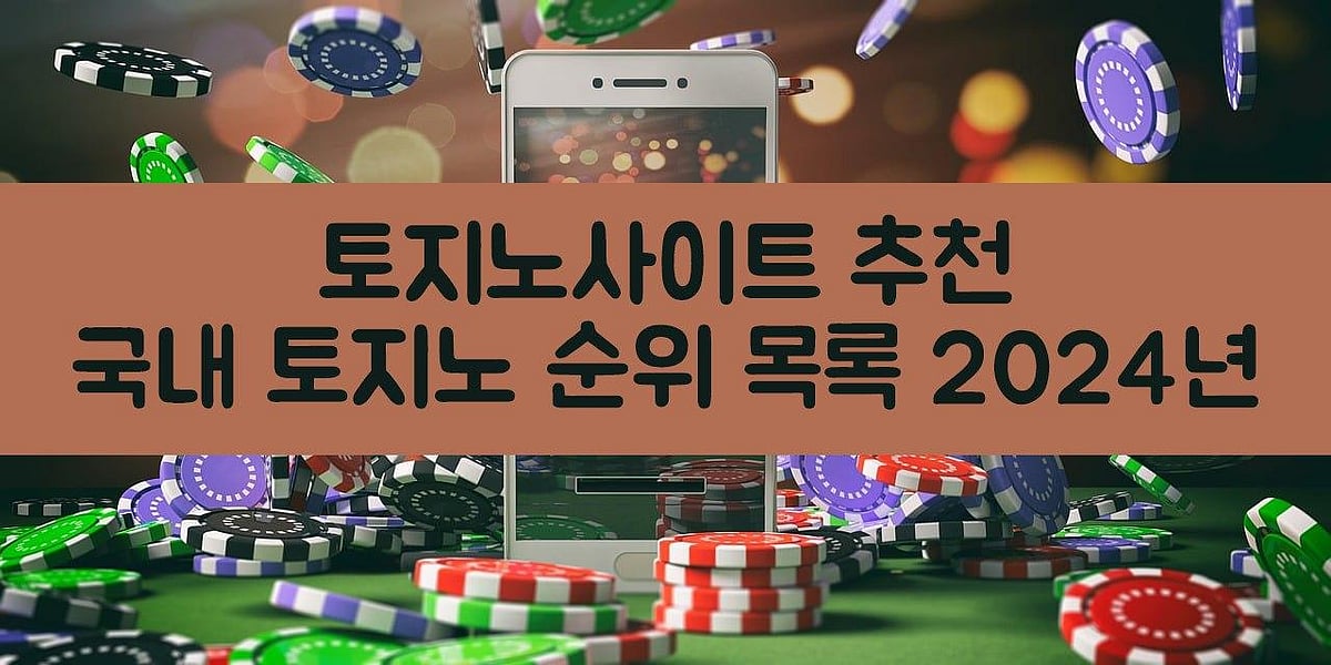 국내 토지노 순위 목록 2024년