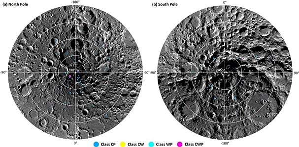 ISRO : The amount of subsurface ice on moon |