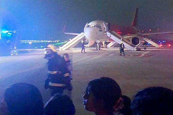 PTI : Air India Express flight passengers recall harrowing moments after engine fire in Bengaluru.