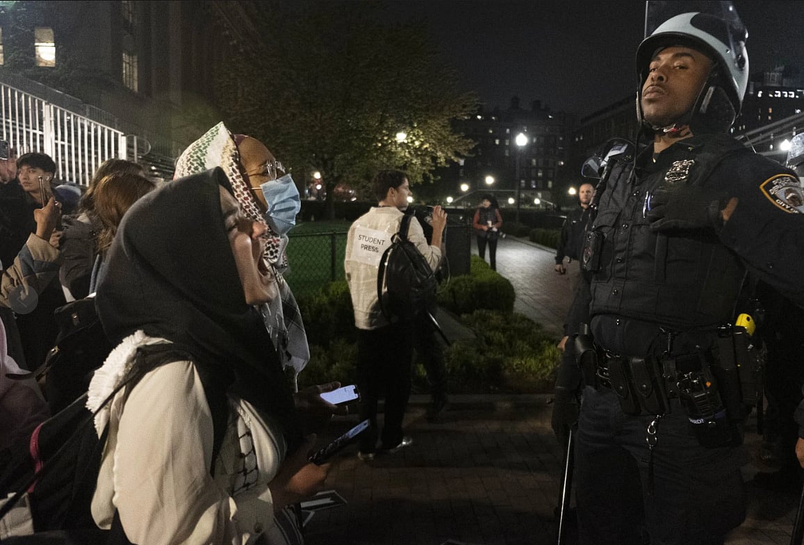 AP : Joe Biden is staying mum about student protests