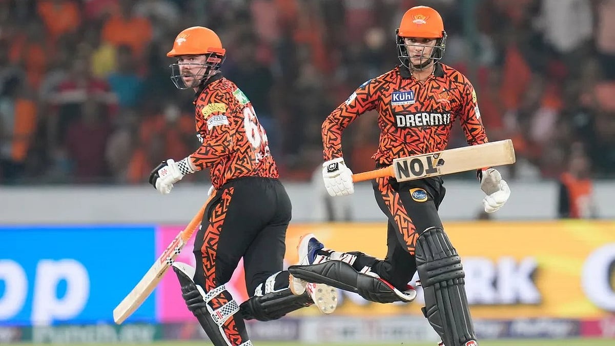 Travis Head and Abhishek Sharma thrashed Lucknow Super Giants with a solid partnership to chase down the target of 166 runs in just 9.4 overs. - IPL/BCCI