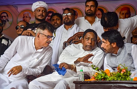 JMM-Congress election rally