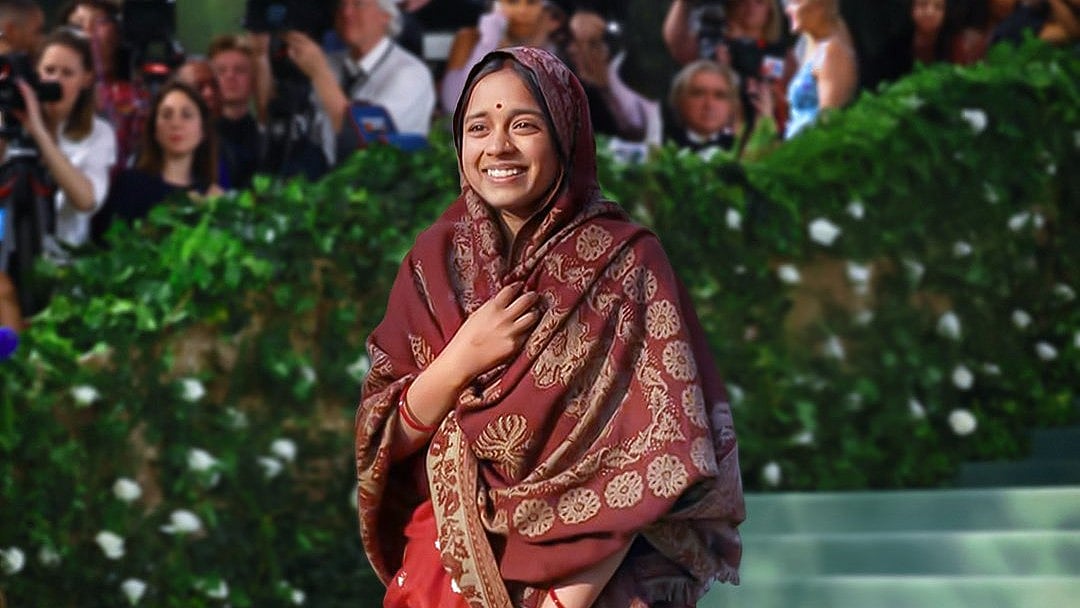 X : Nitanshi Goel at the 2024 Met Gala