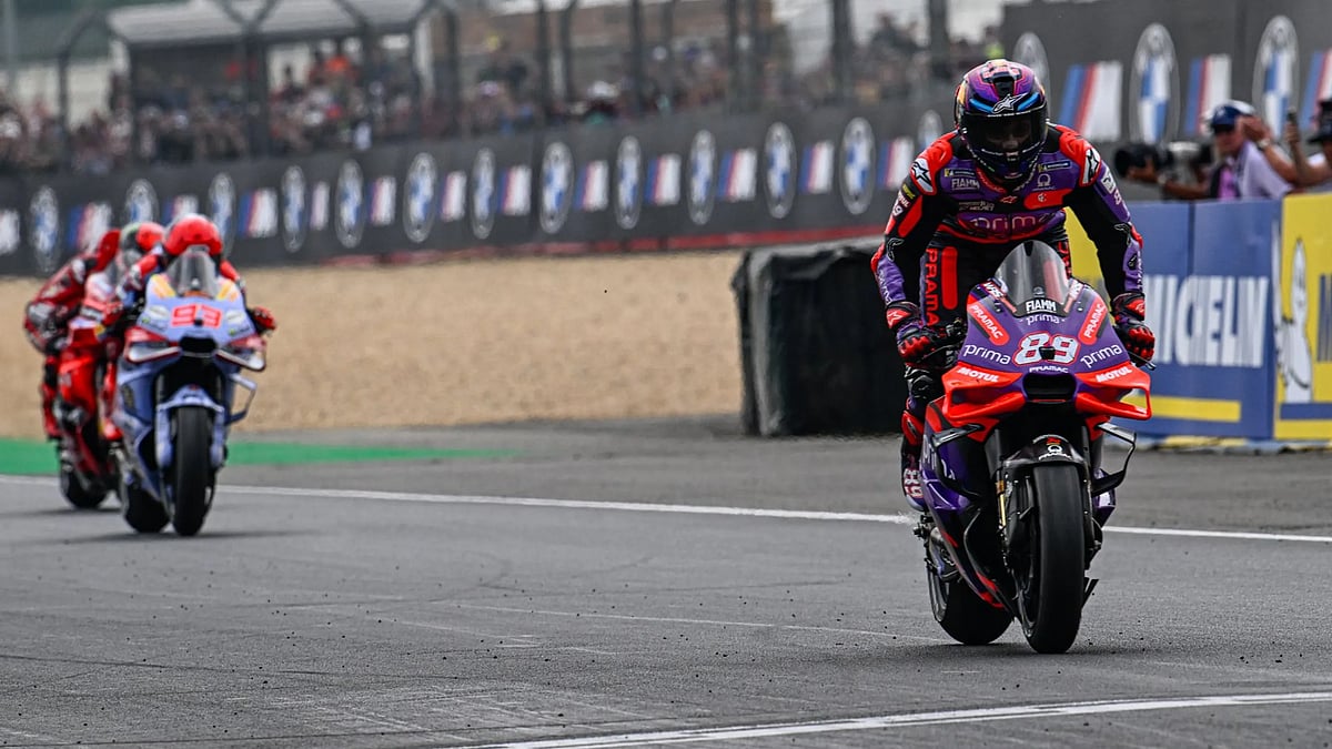 MotoGP : A glimpse from MotoGP 2024 race. 