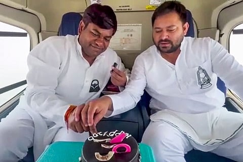 Tejashwi Yadav celebrates 200th election rally