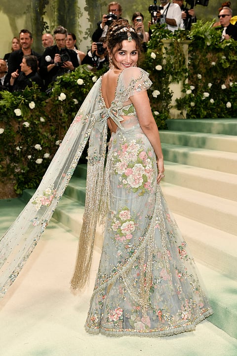 Alia Bhatt opts for a Sabyasachi saree for MET Gala 2024.