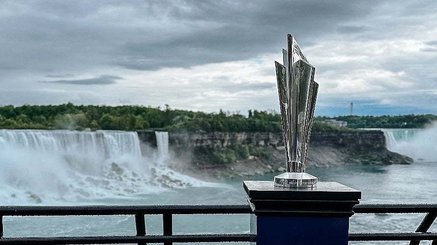 Representative Image Of The ICC T20 World Cup Trophy - File 