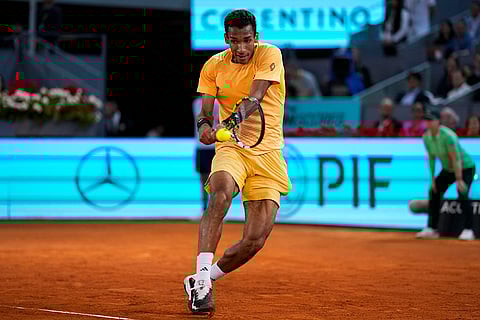 Canada's Felix Auger-Aliassime in action