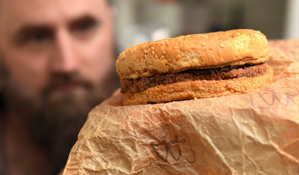 @promuzi on X : Nicknamed the "McFossil," this burger has shown no signs of decay or bad odour. 