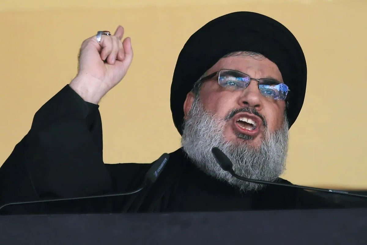 Hezbollah leader Hassan Nasrallah | - AP