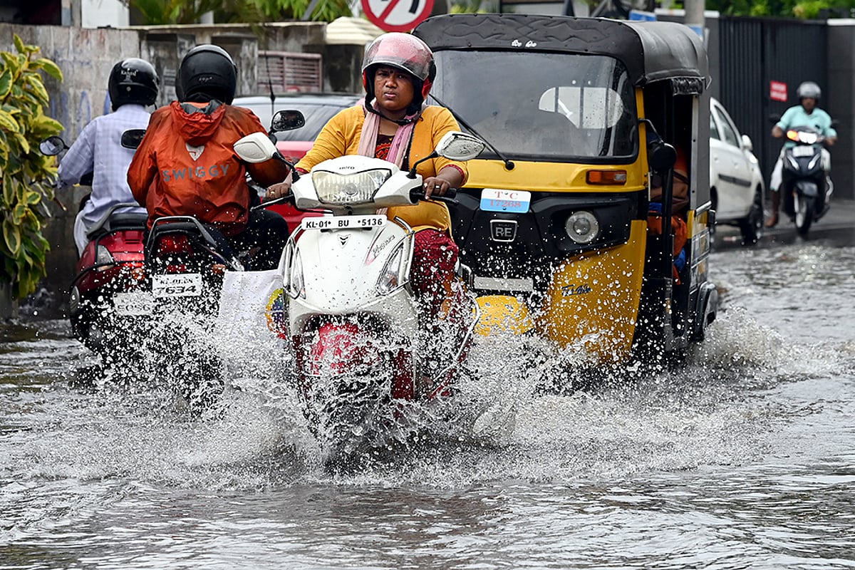 Waterlogging in Trivandrum
