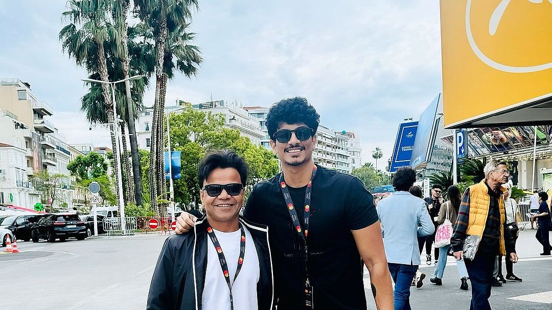 Instagram : Rajpal Yadav with Palaash Muchhal at Cannes Film Festival 2024