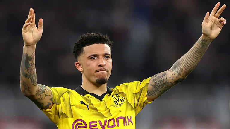 Jadon Sancho produced a man-of-the-match display against Paris Saint-German - File