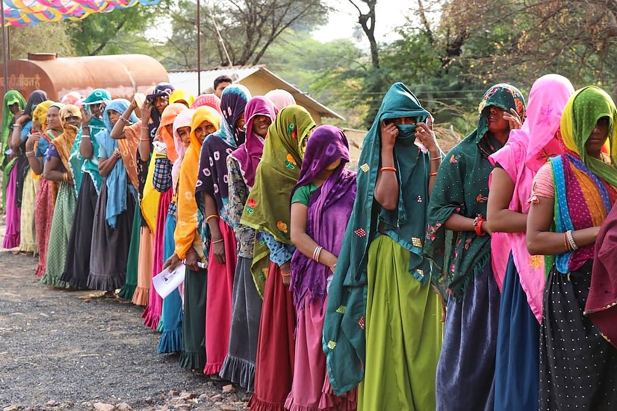 - Representative Image/ Suresh K Pandey/Outlook : Voting in Jhabua district, Jharkhand