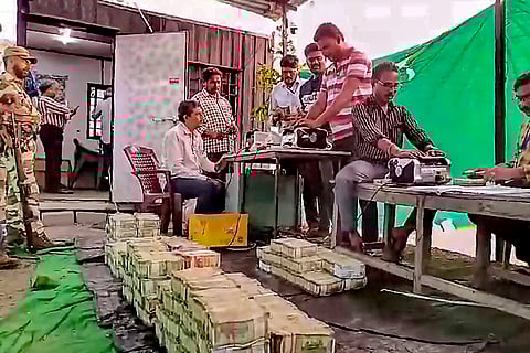 Cash seized in Krishna