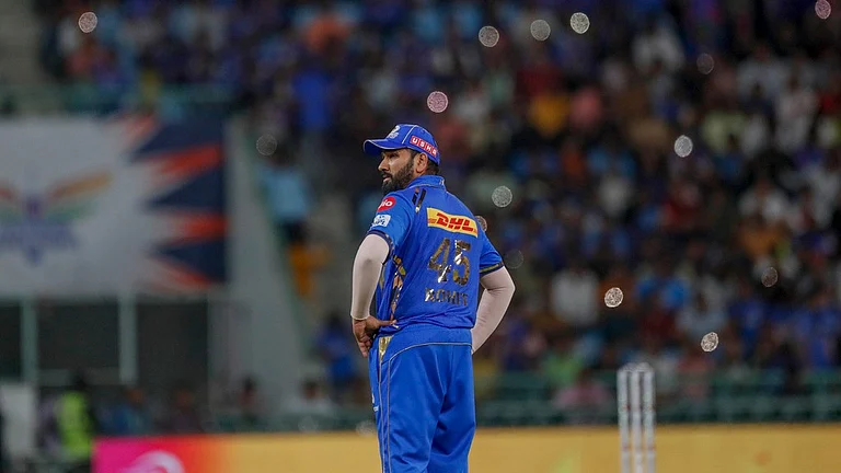 Rohit Sharma was replaced by Hardik Pandya as Mumbai Indians captain, ahead of the start of Indian Premier League 2024. - AP