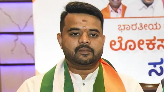 JD(S) leader Prajwal Revanna | - PTI