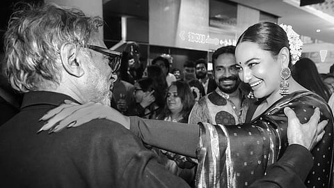 Sonakshi Sinha with Sanjay Leela Bhansali