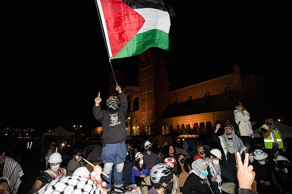 Israel Palestinians Campus Protests - Photo: AP/Ethan Swope