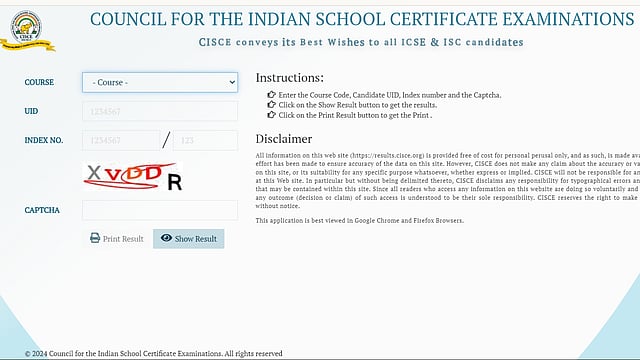 CISCE Results 2024 Declared: How To Check ISC Class 12, ICSE Class 10 Results cisce.org