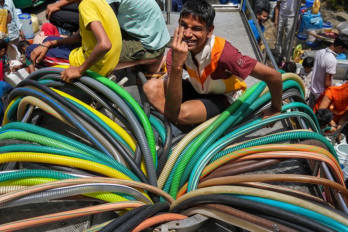 Delhi drinking water crisis photo_1