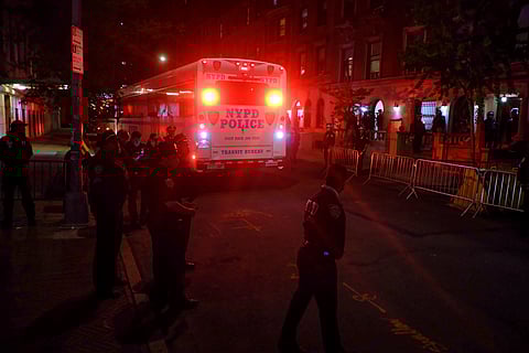 Several Protesters were Apprehended and Removed from Campus via Buses