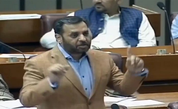 Screen grab from video on X