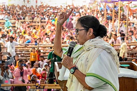 Mamata Banerjee campaigns for LS polls