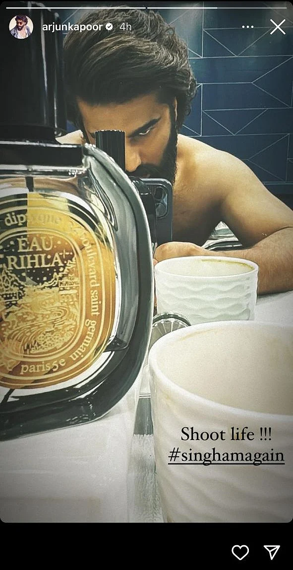 Arjun Kapoor on his Instagram storiesd