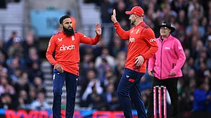 England duo, Adil Rashid and Liam Livingstone
