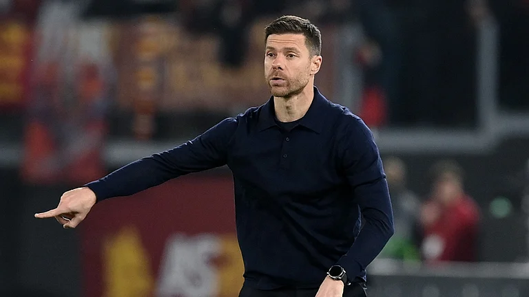 Bayer Leverkusen's Xabi Alonso. - null