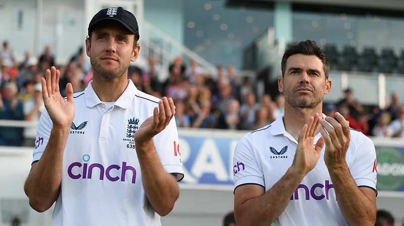 Stuart Broad and James Anderson
