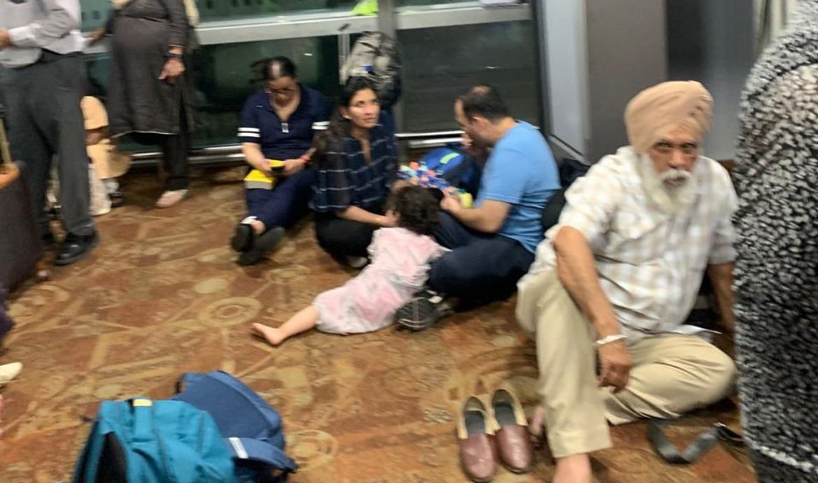 Air India Passengers Claim Flight Delayed By Over 8 Hours | - X/@shwwetapunj