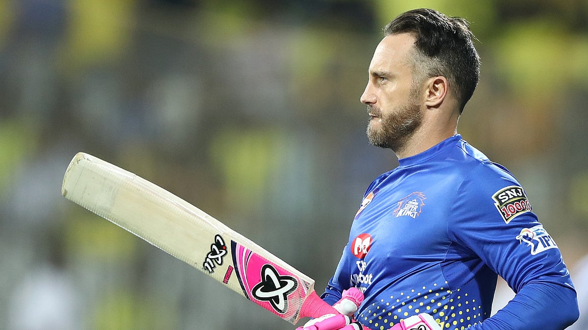 RCB captain, Faf du Plessis.