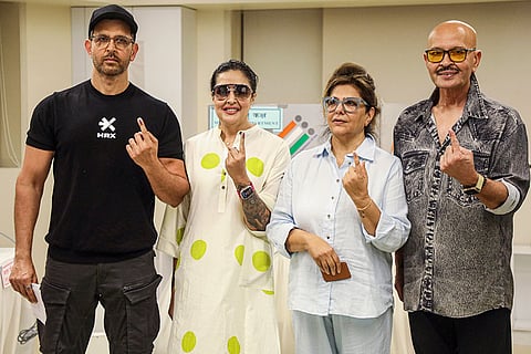Rakesh Roshan and Hrithik Roshan votes for 5th phase